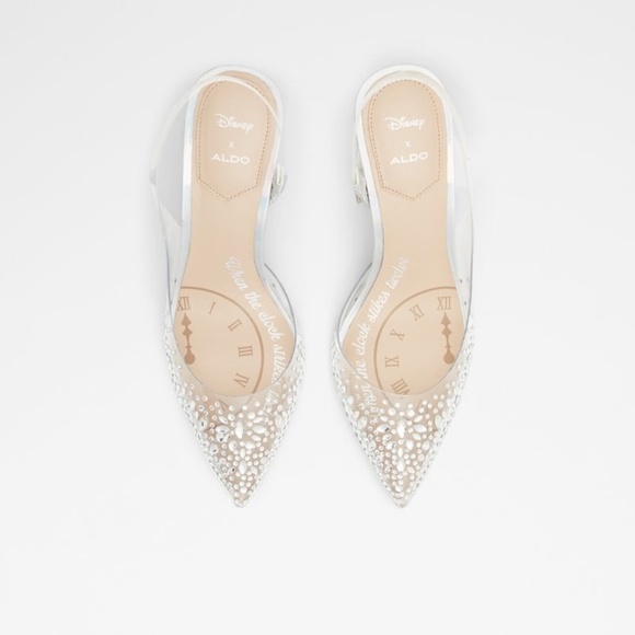 Disney x Aldo Striketwelve Cinderella Multi Sizes Clear NEW - Picture 2 of 7